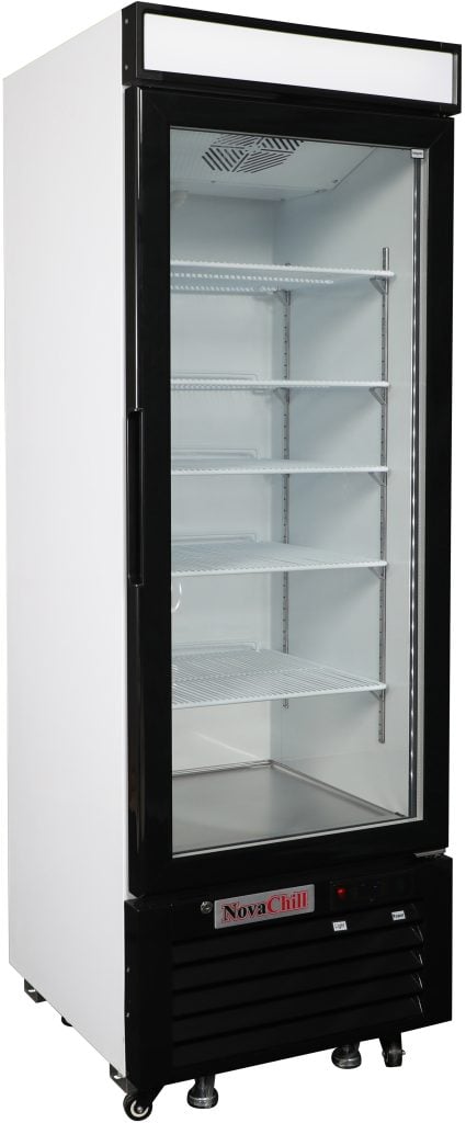 Single Glass Door Freezer 400L