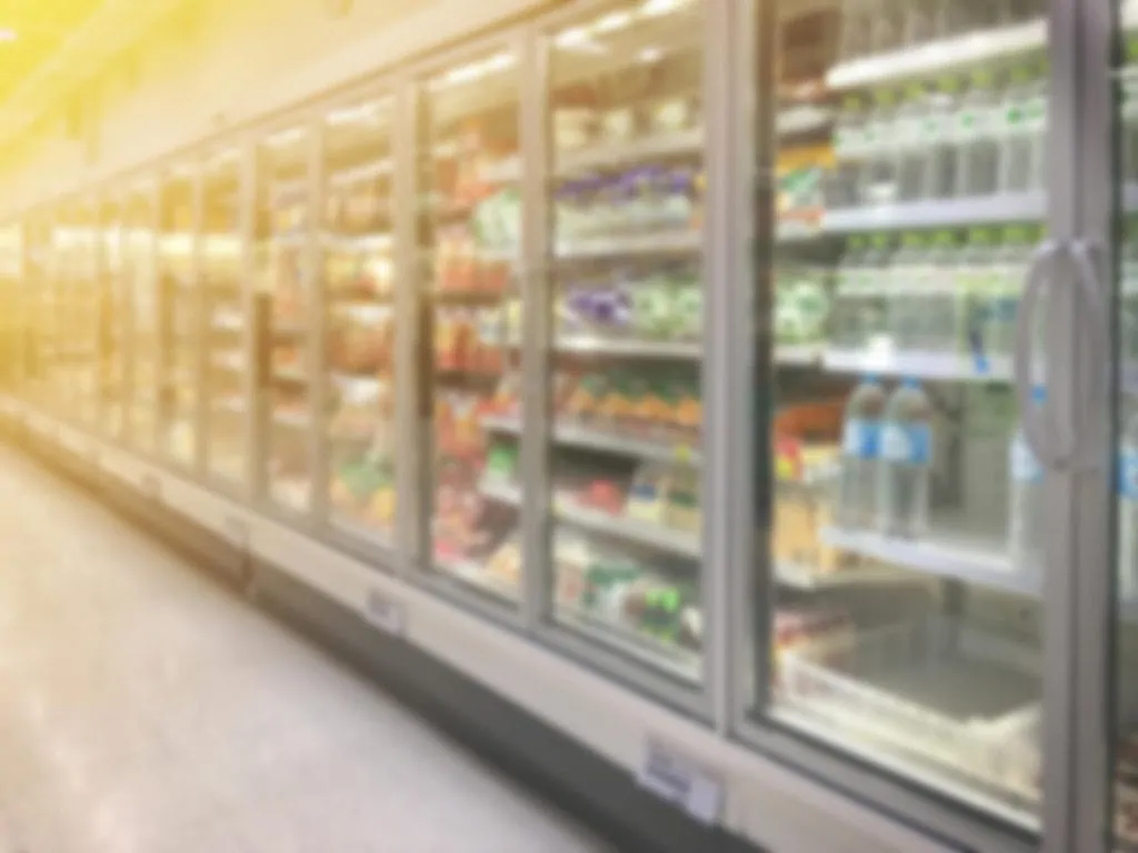 Supermarket fridges