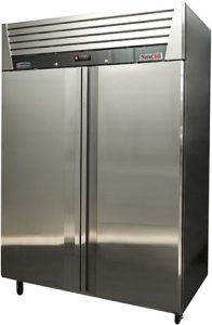 Conquest double door fridge